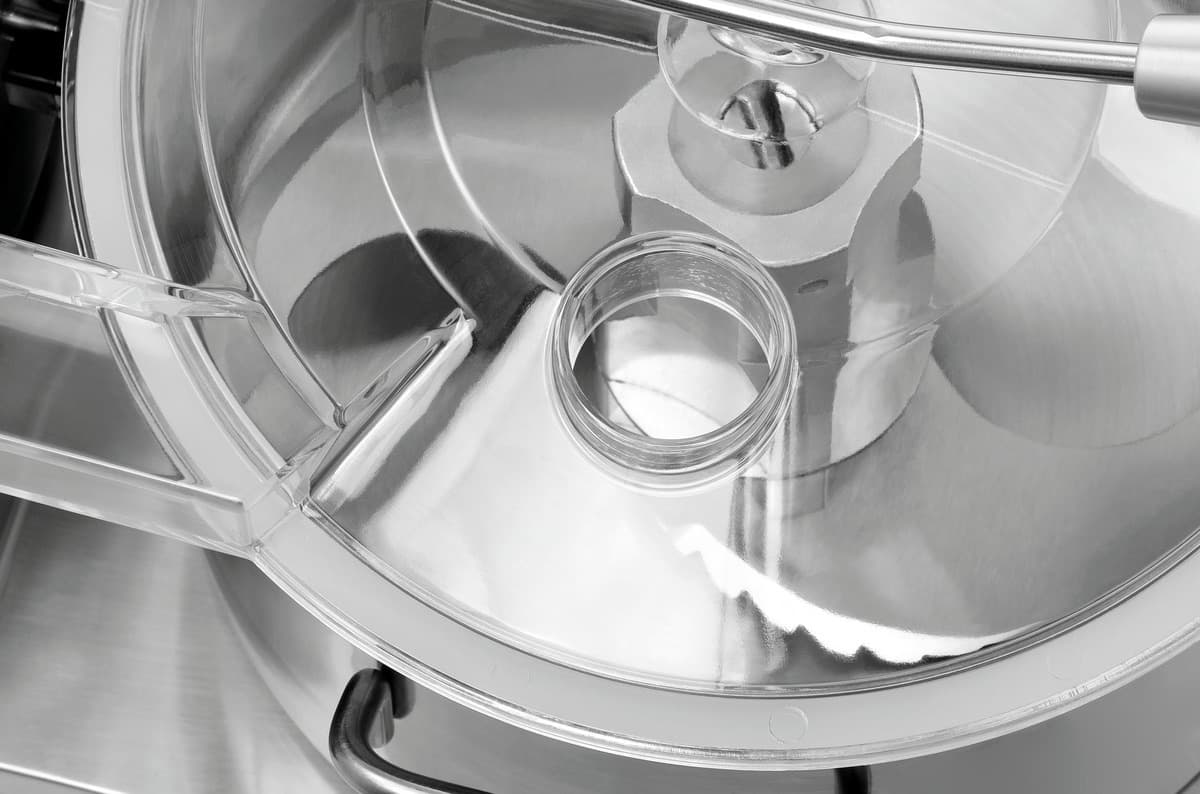Couvercle transparent du PC-6, en gros plan.